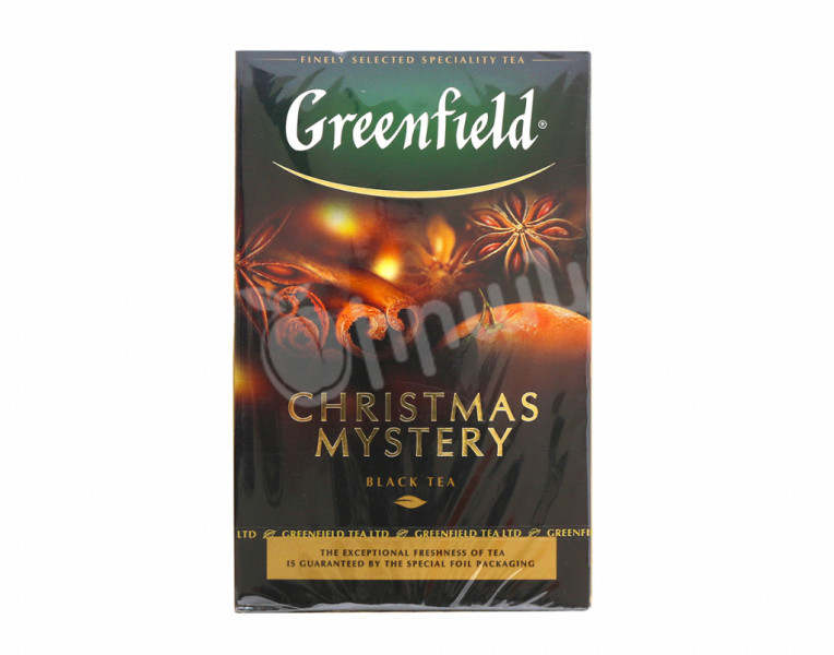 Black tea Christmas mystery Greenfield