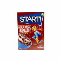 Dry breakfast cocoa balls Start