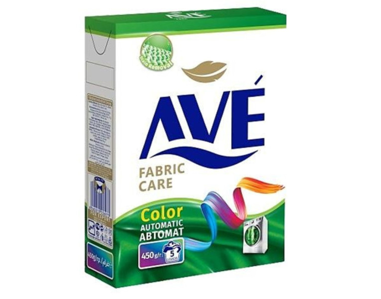 Լվացքի փոշի գունավոր գործվածքների համար AVE