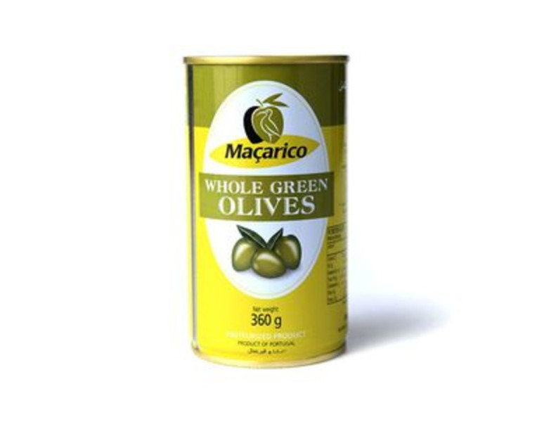 Маслины зеленые с косточкой Macarico