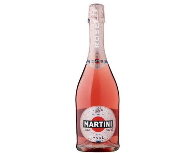 Игристое Вино Розовое Полусухое Martini Rosé