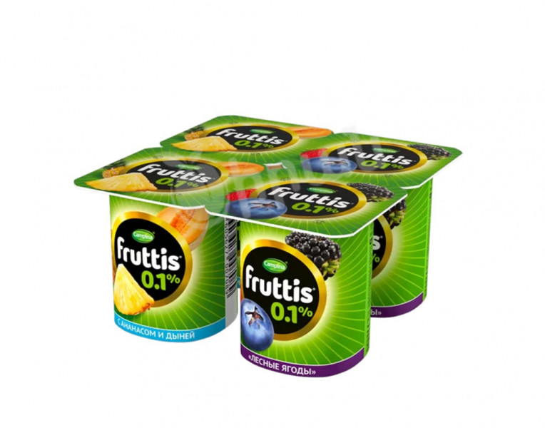 Յոգուրտային Արտադրանք Արքայախնձոր-Սեխ/Անտառային Հատապտուղներ Fruttis