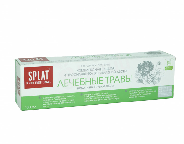 Toothpaste medical herbs Splat