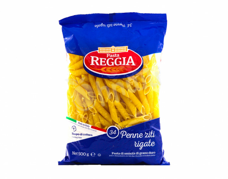 Pasta Penne Ziti Rigate №34 Reggia