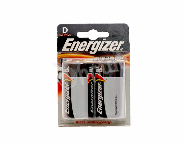 Battery alkaline power Energizer D