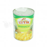 Pineapple Pieces in Syrup Lutik