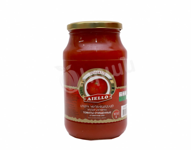 Очищенные томаты в соку Aiello