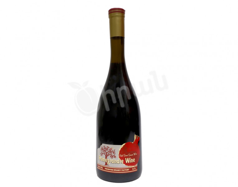 Вино Гранатовое Красное Полусладкое Прошян