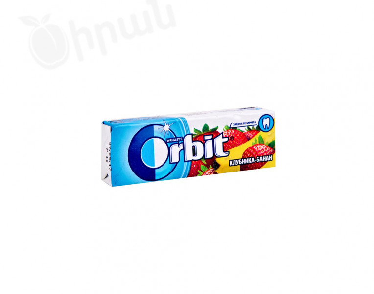 Chewing gum strawberry exotic White Orbit