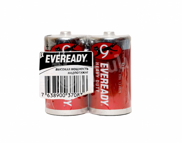 Угольно-цинковая батарейка Eveready D
