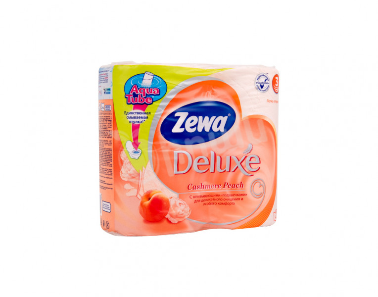Toilet paper deluxe cashmere peach Zewa