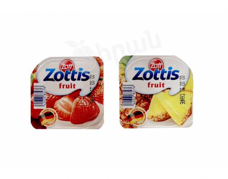 Йогурт ананас-клубника Zottis
