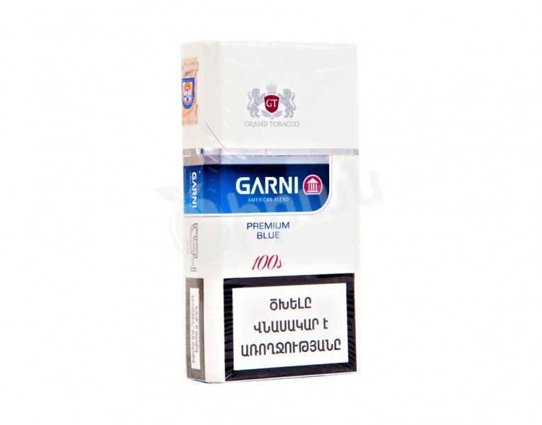 Cigarettes premium blue 100s Garni