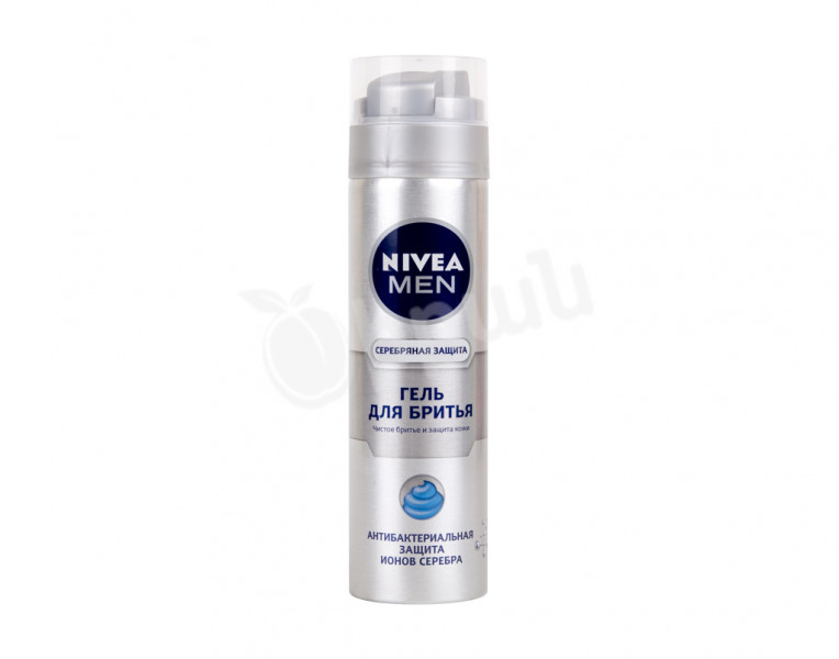 Shaving gel silver protect Nivea Men