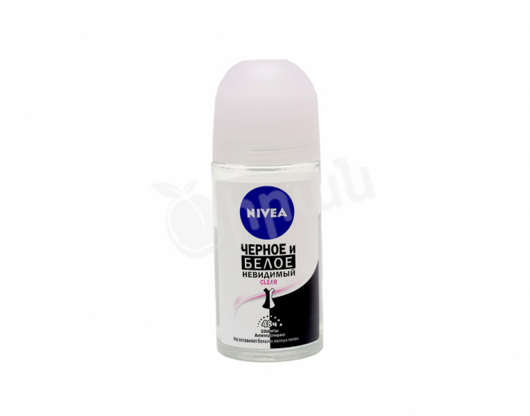 Antiperspirant black & white Clear invisible Nivea