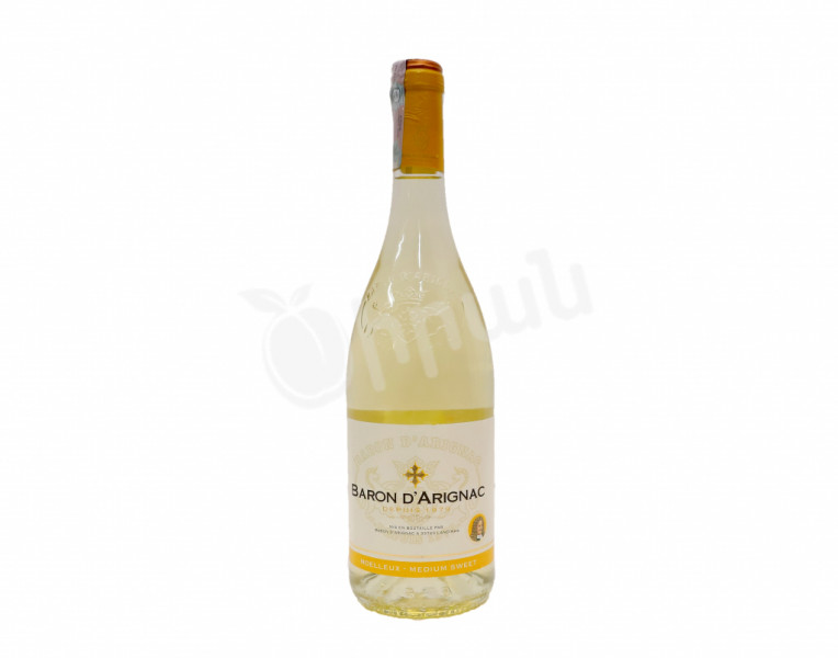 Вино Белое Полусладкое Baron d’Arignac