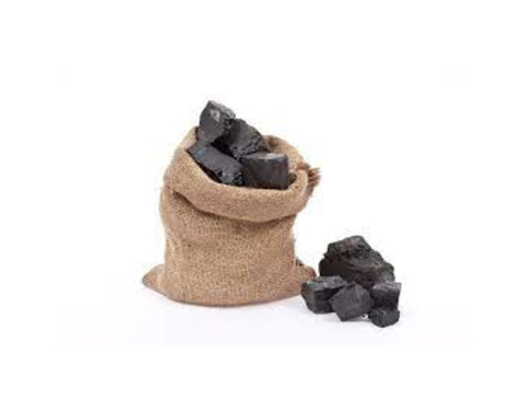 Coal in a bag is large
