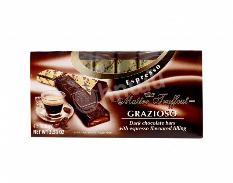 Dark Chocolate Espresso Grazioso Maître Truffout
