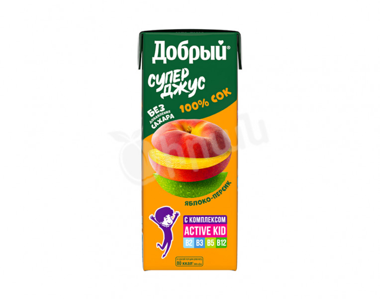 Apple-Peach Juice for Children Добрый