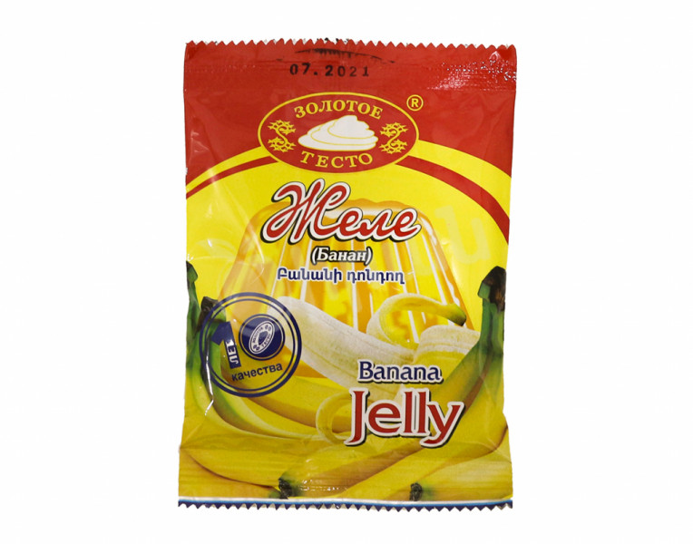 Jelly with Banana Flavor Zolotoe Testo