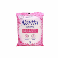 Влажные салфетки для интимной гигиены Novita