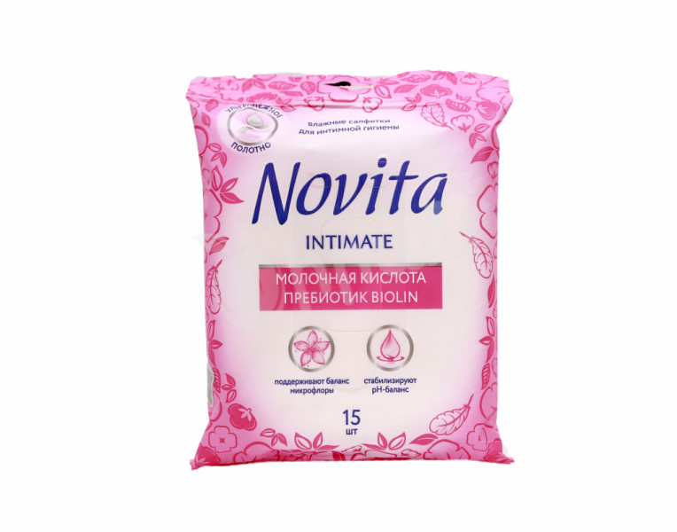 Wet wipes for intimate hygiene Novita