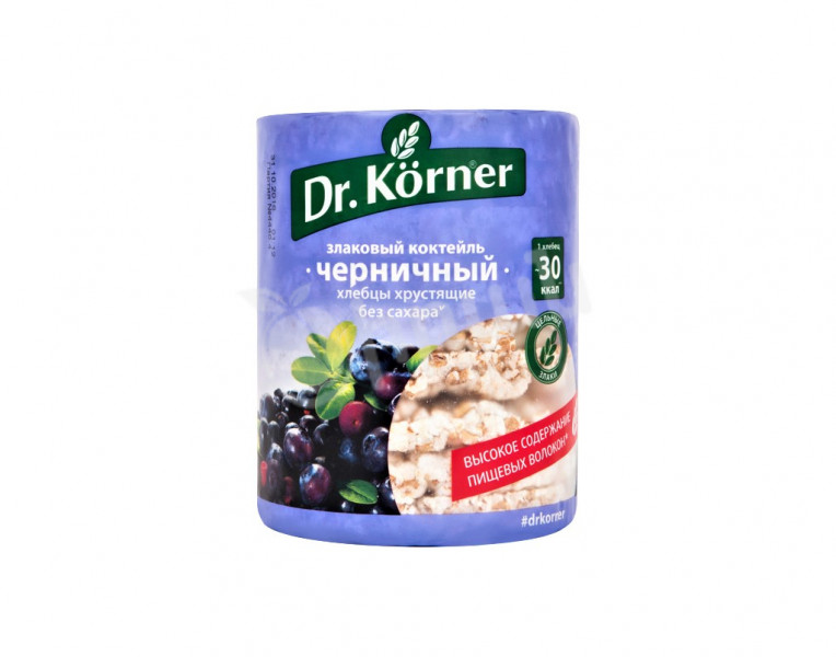 Crispbreads cereal cocktail with bilberry Dr. Körner