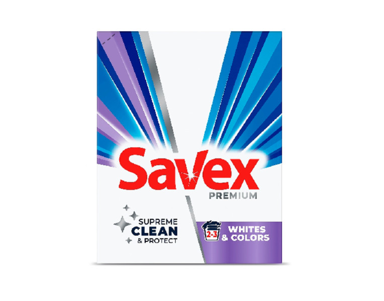 Լվացքի փոշի սպիտակ և գունավոր գործվածքների համար Savex
