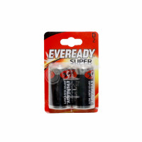 Угольно-цинковая супер батарейка Eveready D