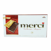 Մուգ շոկոլադ մարցիպանի միջուկով Merci