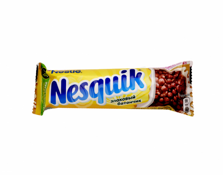 Батончик шоколадный злаковый Nesquik
