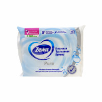 Влажная туалетная бумага Pure Zewa