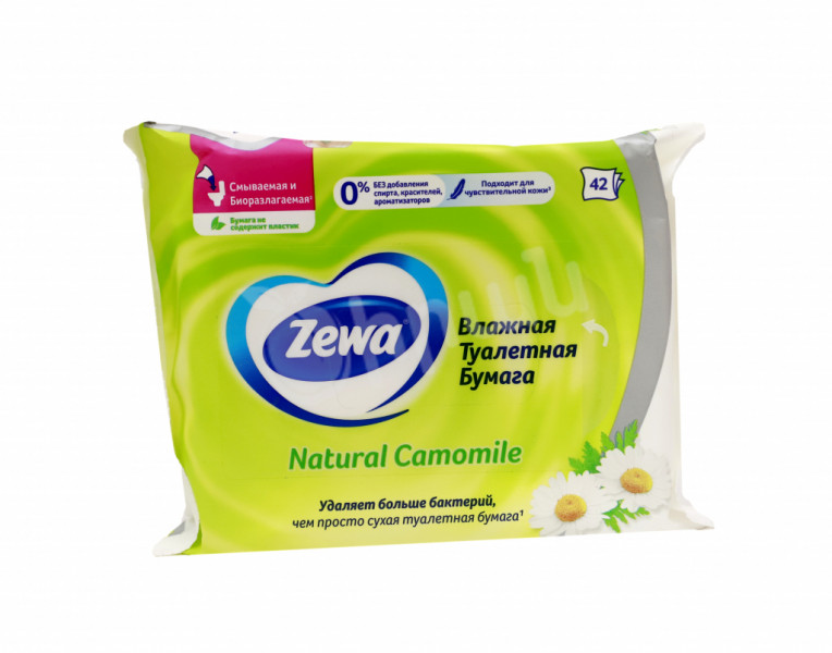 Wet toilet paper natural chamomile Zewa