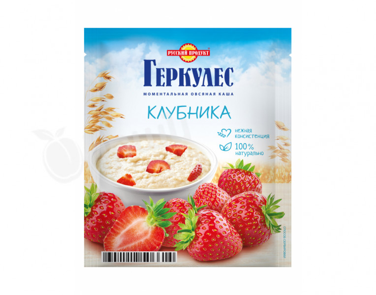 Oat porridge strawberry Hercules Русский Продукт