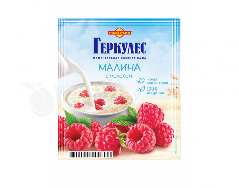 Hercules with raspberry and milk Русский Продукт