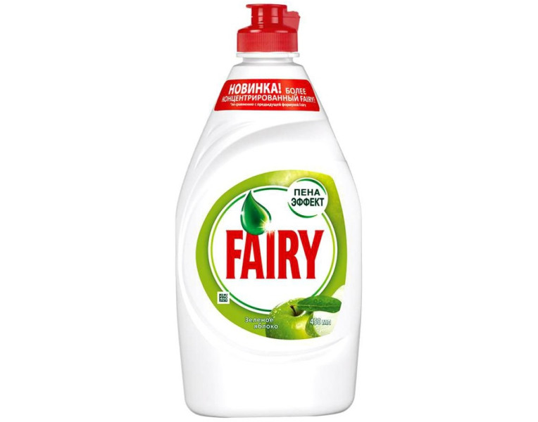 Жидкость для мытья посуды яблоко Fairy
