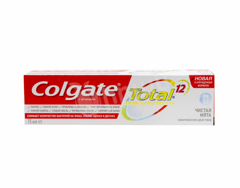Ատամի մածուկ թոթալ 12 մաքուր անանուխ Colgate