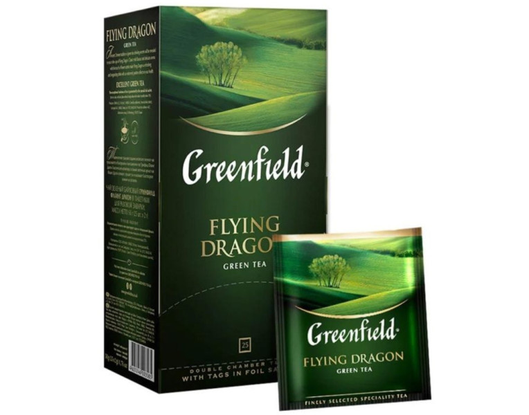 Зеленый чай флайинг драгон Greenfield