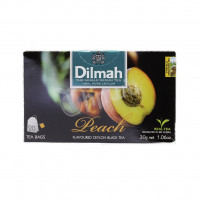 Черный чай со вкусом персика Dilmah