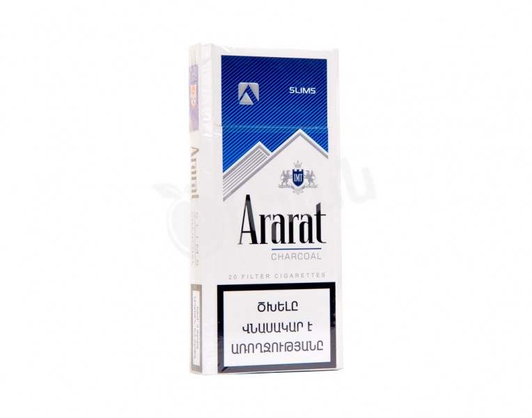 Cigarettes charcoal slims Ararat