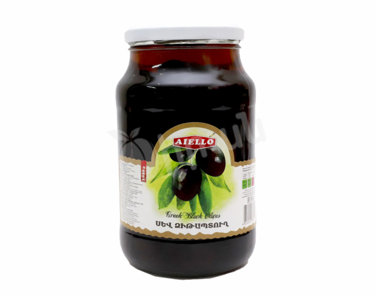 Черные маслины с косточкой Aiello