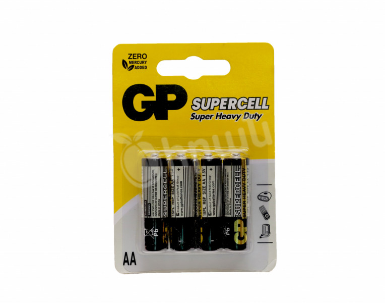 Угольно-цинковые батарейки суперселл AA GP