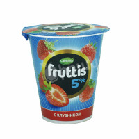 Յոգուրտային Արտադրանք Ելակով Fruttis
