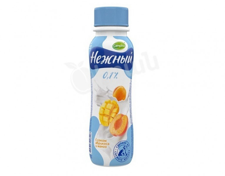 Drinking yogurt with apricot and mango juice  Нежный