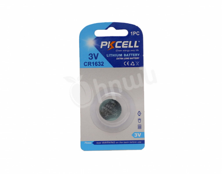 Battery lithium CR1632 PKCELL