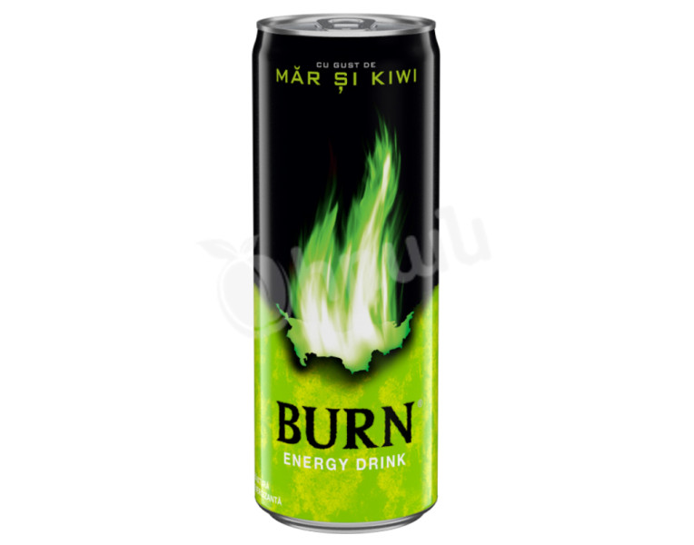 Էներգետիկ ըմպելիք ոչ ալկոհոլային խնձոր-կիվի Burn