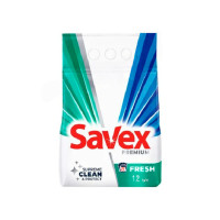 Washing powder for white and colored fabrics fresh Savex