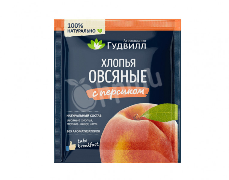 Oat flakes with peach Гудвилл