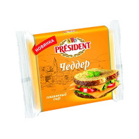 Processed cheese cheddar President