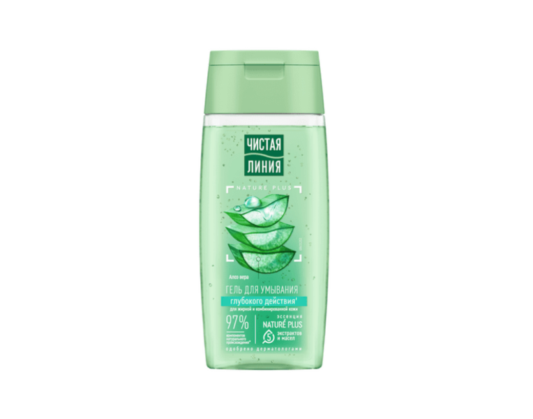 Cleansing gel aloe vera Чистая линия